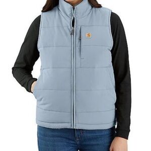 Carhartt Women's XXL‎ Montana Reversible Relaxed Fit Insulated Vest Sky Blue NWT